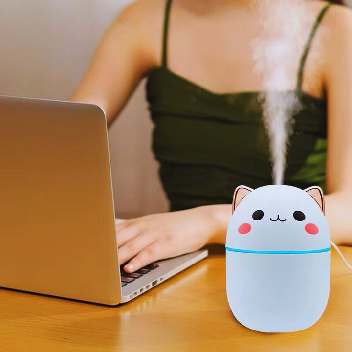 Cute Cat Portable Humidifier for Home & Office