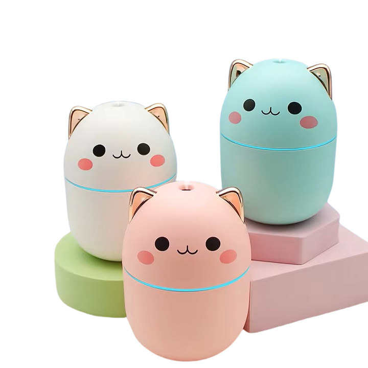 Cute Cat Portable Humidifier for Home & Office